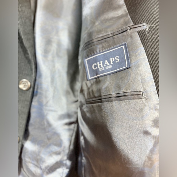 Chaps Men’s Black Corduroy Blazer - Picture 7 of 8